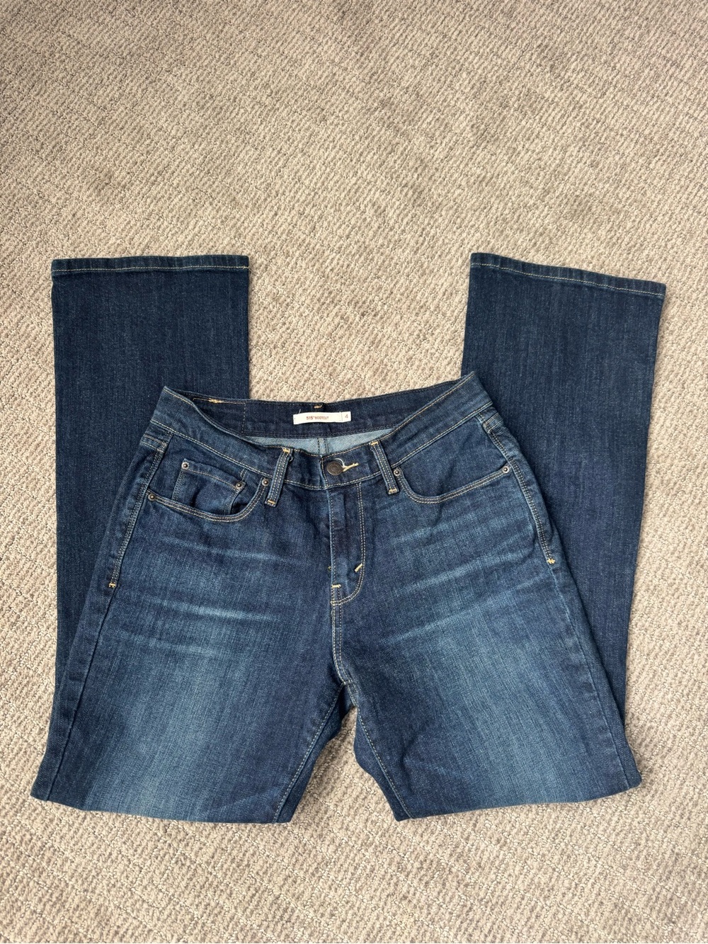 Dark Blue Women's Flared Jeans